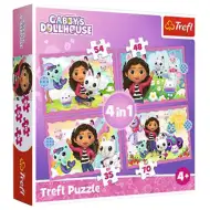 Domek dla lalek Gabi 4 w 1 puzzle - Trefl