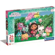 Domek dla lalek Gabi: Maxi Super Color Puzzle 24 elementy - Clementoni