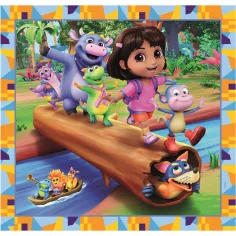 Dora odkrywczyni 3x48-elementowe puzzle Supercolor - Clementoni zdjęcie 3