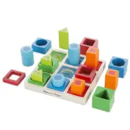Drewniana układanka 3D do dopasowywania kształtów - Melissa &amp; Doug