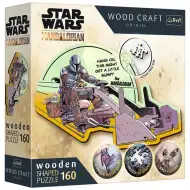 Drewniana układanka: Star Wars - Mandalorian 160 elementów premium - Trefl