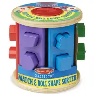 Drewniany sorter kształtów na kółkach - Melissa &amp; Doug