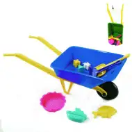 Duża piaskownicowa taczka z narzędziami - D-Toys