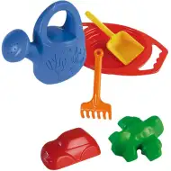 Duży zestaw do piaskownicy z sitkiem i konewką - D-Toys
