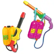 Dwuzbiornikowy pistolet na wodę - D-Toys
