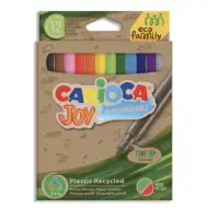 Eco Family Joy 12-kolorowy zestaw flamastrów - Carioca