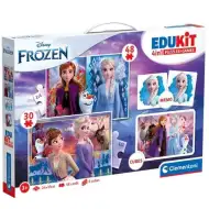 Edukit: Kraina Lodu 4 w 1 zestaw gier - Clementoni