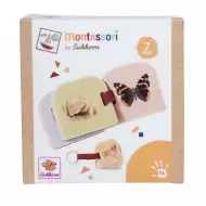 Eichhorn: Drewniana książeczka z obrazkami Montessori – Poznaj zwierzęta dzięki naturalnym zdjęciom - Simba Toys