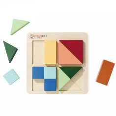 Eichhorn: Drewniana układanka Montessori kolorów i kształtów – gra logiczna dla małych rączek - Simba Toys zdjęcie 2