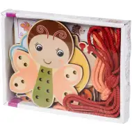 Eichhorn: Drewniana zabawka do nawlekania ze zwierzętami - Simba Toys