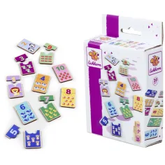 Eichhorn: Drewniane Puzzle Liczbowe – Gra Dopasowywania Zwierząt – Simba Toys zdjęcie 2