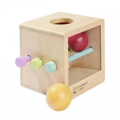 Eichhorn: Drewniane pudełko z otworem na kulki Montessori – zabawka edukacyjna dla najmłodszych - Simba Toys zdjęcie 2