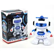 Elektroniczny tańczący robot z funkcjami, 20 cm.