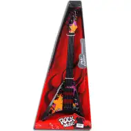 Elektryczna gitara ze światłem i efektami dźwiękowymi