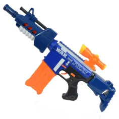 Elektryczna wyrzutnia miękkich pocisków: broń na piankowe naboje z magazynkiem i amunicją w dwóch wersjach, 60 cm zdjęcie 2