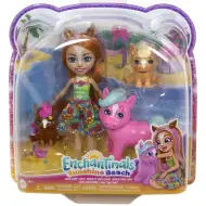Enchantimals: Zestaw figurek Sunshine Beach Pensee Pony i rodzina - Mattel