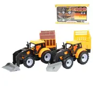 Engineering Truck: Zestaw traktor z przyczepą i beczkami oleju 28 cm