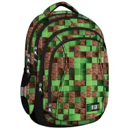 Ergonomiczny plecak szkolny St.Right Pixel Cubes z czterema komorami, BP04 43x32x20cm