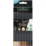 Faber-Castell: Black Edition Skin Tone zestaw 12 kolorowych ołówków w odcieniach skóry