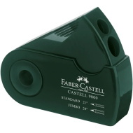 Faber-Castell: Castell 9000 zielona podwójna temperówka
