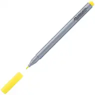 Faber-Castell: Grip Finepen cienkopis 0,4 mm chromowany żółty