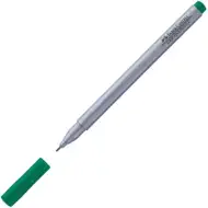 Faber-Castell: Grip Finepen pisak z fibrową końcówką 0,4 mm, szmaragdowo-zielony