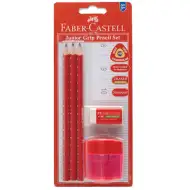 Faber-Castell: Grip Junior zestaw 3 ołówków grafitowych