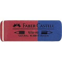 Faber-Castell: Gumka kauczukowa do niebieskich/czerwonych ołówków i długopisów