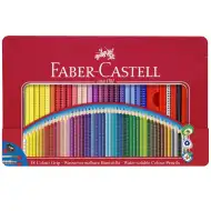 Faber-Castell: Kredki ołówkowe Grip w metalowym pudełku, zestaw 48 sztuk