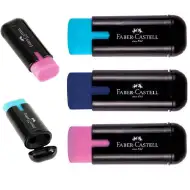 Faber-Castell: Modne kolory temperówka z gumką, różne rodzaje, 1 sztuka