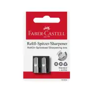 Faber-Castell: Podwójna metalowa temperówka z wymiennym ostrzem