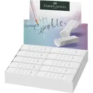 Faber-Castell: RollOn Sparkle gumka do mazania bez PCW w kolorze białym, 1 szt.