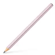 Faber-Castell: Sparkle Jumbo perłowo-metaliczny różowy ołówek grafitowy