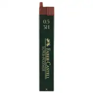 Faber-Castell: Super Polymer wkład 0,5mm, 12 sztuk, 3H