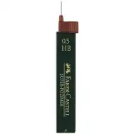 Faber-Castell: Super Polymer wkład grafitowy 0,5 mm, 12 sztuk, HB