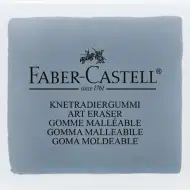 Faber-Castell: Szara gumka chlebowa w plastikowym pudełku