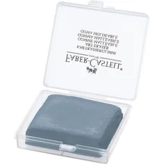 Faber-Castell: Szara gumka chlebowa w plastikowym pudełku zdjęcie 2