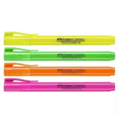 Faber-Castell: Textliner 38 Zestaw zakreślaczy w fluorescencyjnych kolorach, opakowanie 4 sztuki zdjęcie 2