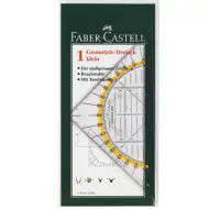 Faber-Castell: Trójkątny ekier z kątomierzem