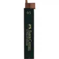 Faber-Castell: Wkład ołowkowy 12 szt., 0,5 mm, 2B