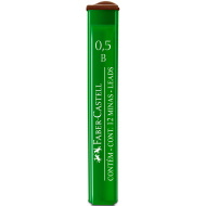Faber-Castell: Wkłady grafitowe 12 sztuk, 0,5 mm, B