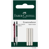 Faber-Castell: Zapas do gumki do ołówka automatycznego Grip 1345/1347, zestaw 3 sztuk