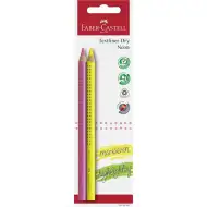 Faber-Castell: Zestaw 2 fluorescencyjnych ołówków do podkreślania Grip Jumbo Neon