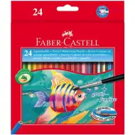 Faber-Castell: Zestaw 24 akwarelowych kredek ołówkowych Halas
