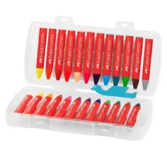 Faber-Castell: Zestaw 24 trójkątnych kredek świecowych Jumbo zdjęcie 2