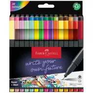 Faber-Castell: Zestaw 30 cienkopisów Grip, 0,4 mm