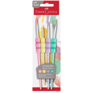 Faber-Castell: Zestaw 4 pędzli pastelowych Soft Touch