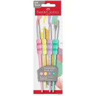 Faber-Castell: Zestaw 4 pędzli pastelowych Soft Touch