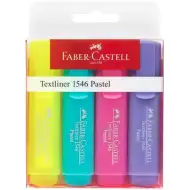 Faber-Castell: Zestaw 4 zakreślaczy Superfloures 1546