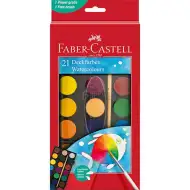 Faber-Castell: Zestaw akwareli 21 sztuk z krążkami o średnicy 30 mm